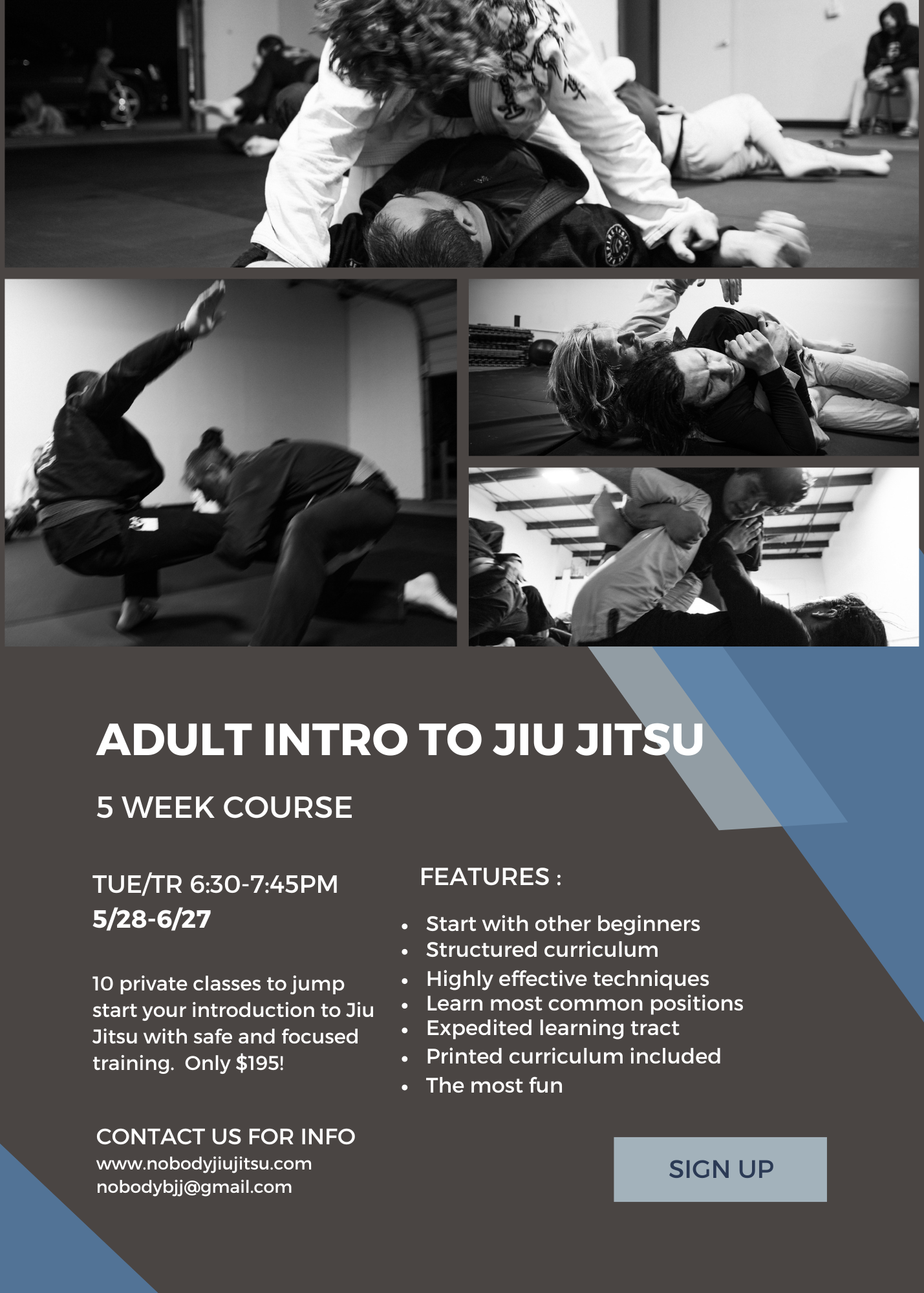 Nobody Jiu Jitsu ADULT JIU JITSU INTRODUCTION